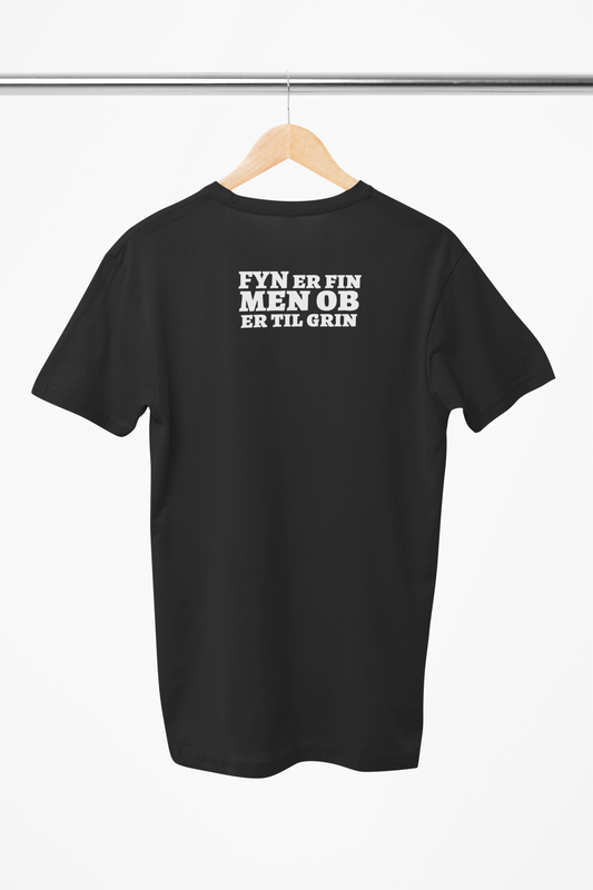 Fyn er fin, men OB er til grin - T-shirt