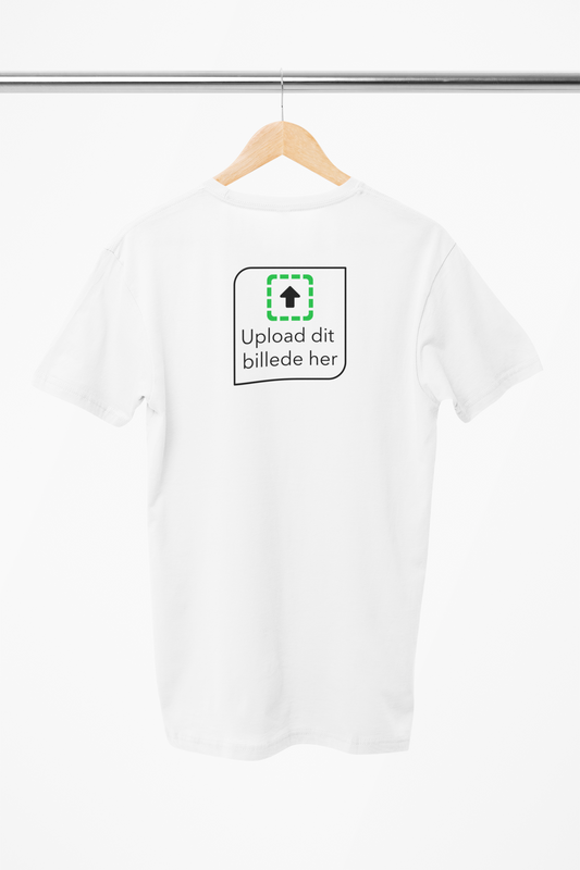 Design selv t-shirt, upload billede, lav egen t-shirt, design din egen t-shirt, lav dit eget tøj