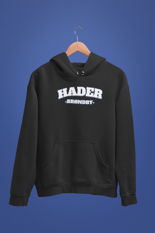 Hader brøndby hættetrøje, hader bif hoodie, hader Brøndby hoodie