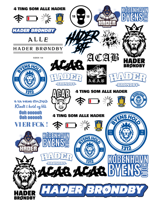 acab, hader brøndby, anti 1964, falske tatoveringer, fake tattoo, hader bif