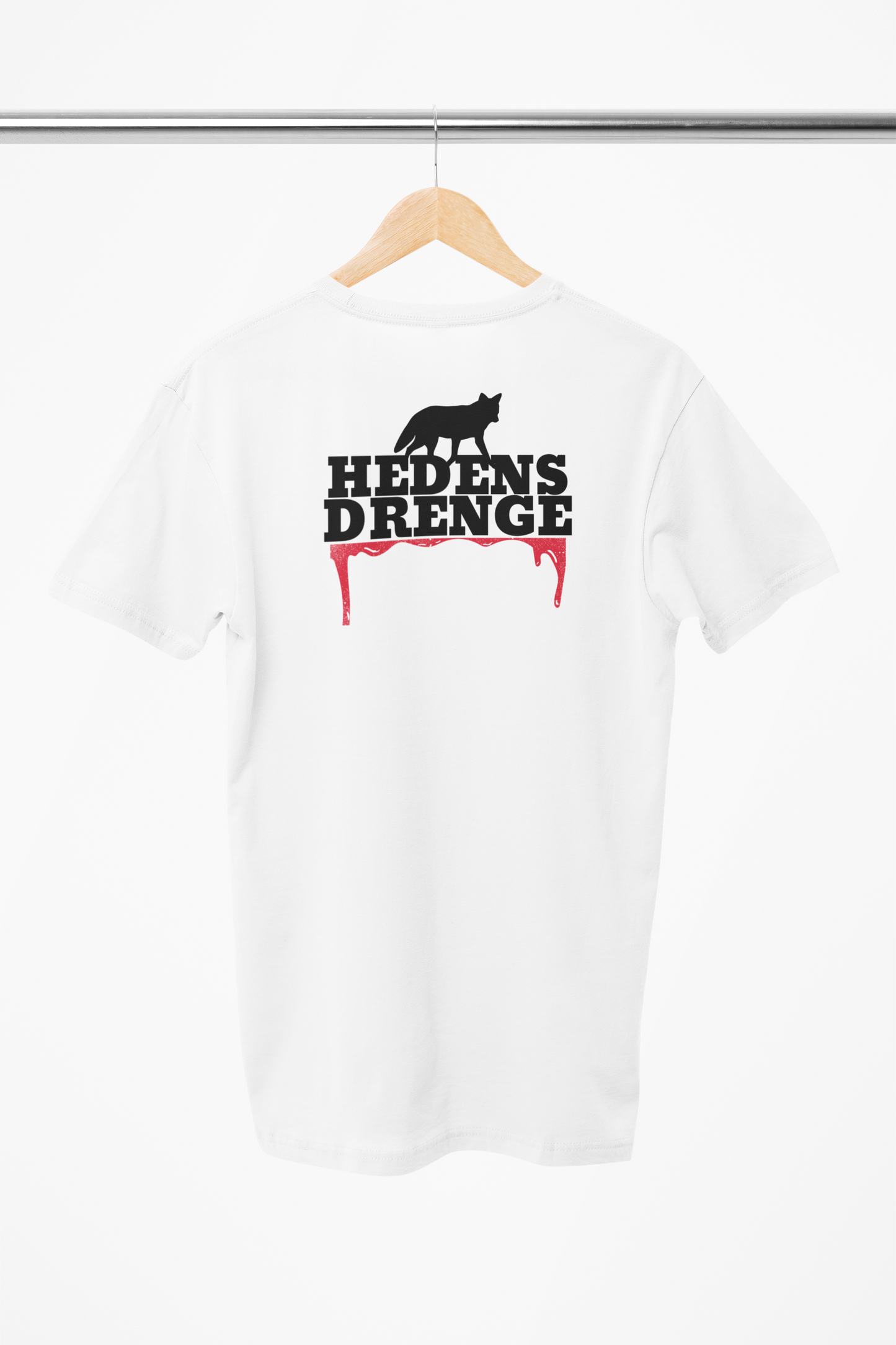 Hedens dreng t-shirt, FCM trøje, FC midtjylland tøj, Hedens drenge trøje, hvid t-shirt