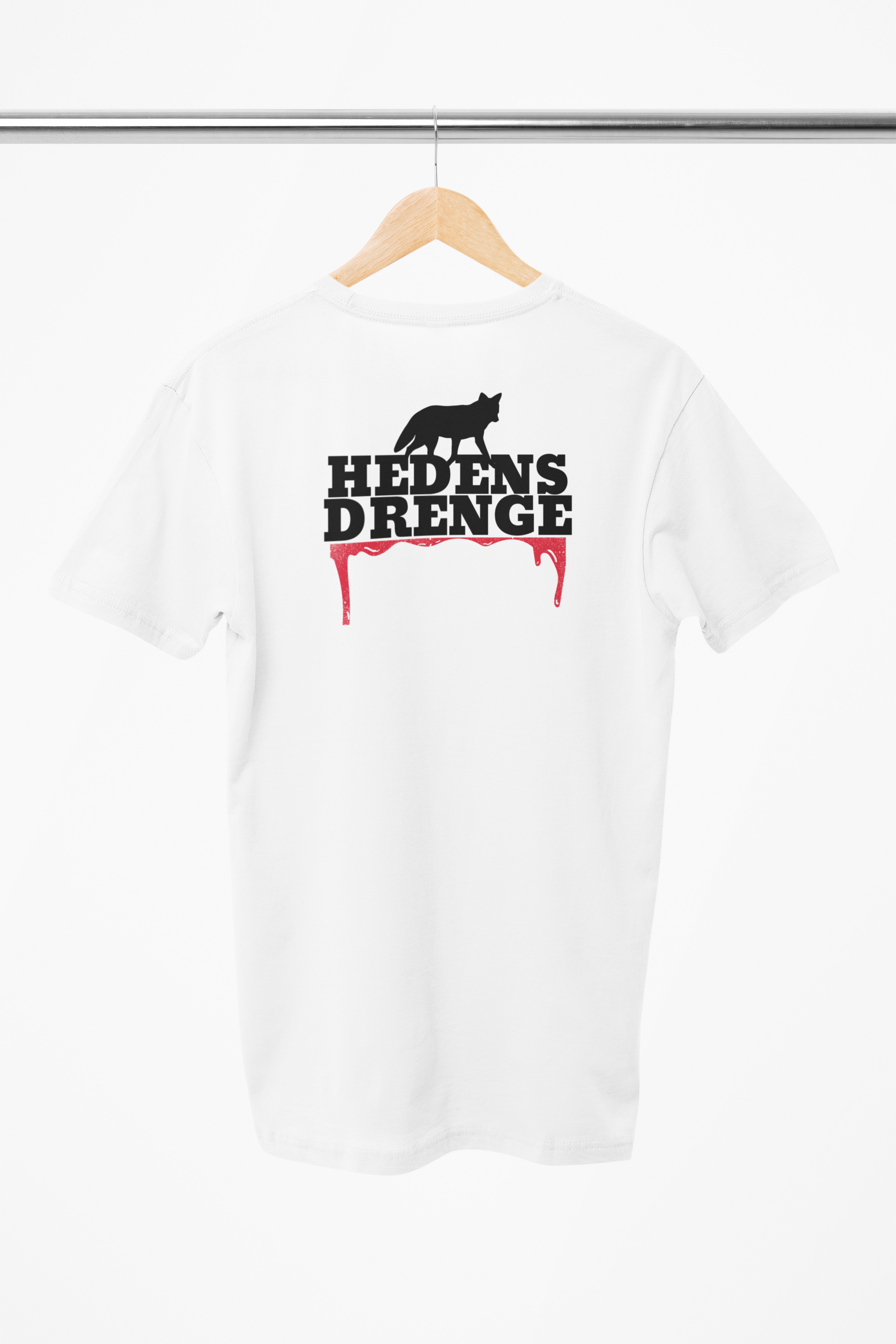 Hedens dreng t-shirt, FCM trøje, FC midtjylland tøj, Hedens drenge trøje, hvid t-shirt