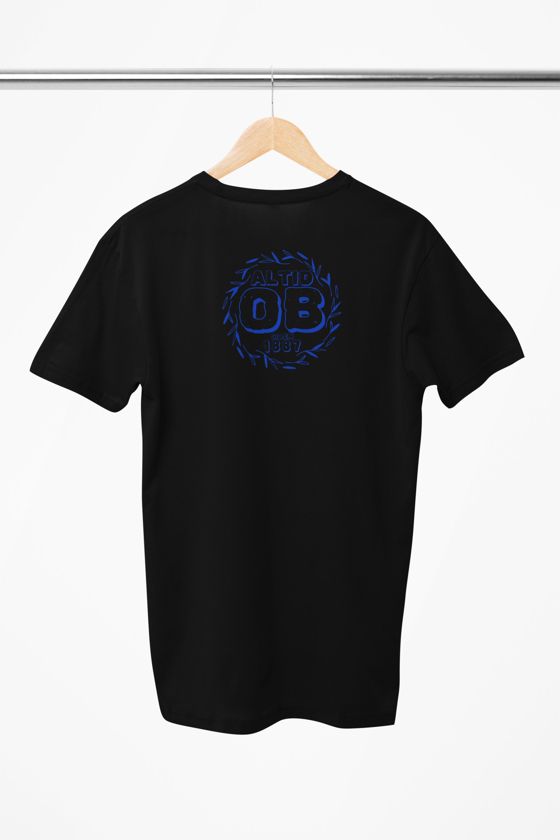 OB t-shirt, OB trøje, Odense boldklub t-shirt,  OB logo, OB sort T
