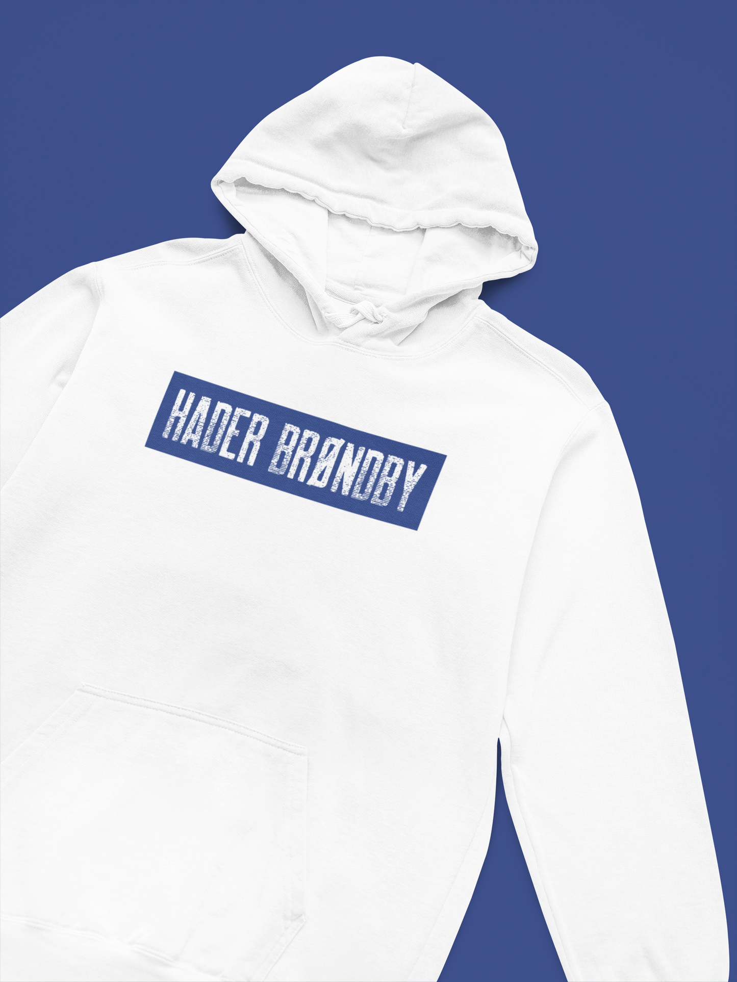 Hader Brøndby - Hvid Hoodie